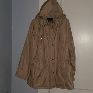 Anorak style hooded coat